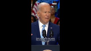 Biden says lowering medical costs is his Project 2025 [upl. by Thill]