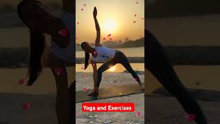 Yoga and Exercises  Reduce Back pain  Open Hips amp Shoulder🧘‍♂️trendingshorts viral motivation [upl. by Joelly]