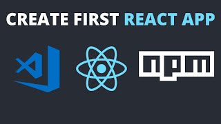 First React app using createreactapp  VS code  npx  npm [upl. by Roberson]