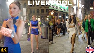 LIVERPOOL CITY UK NIGHTLIFE BUSY BANK HOLIDAY WEEKEND [upl. by Raymund]