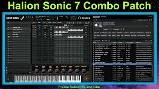 Steinberg Halion Sonic 7 Combo Custom Patch  226 Setting [upl. by Skipton]