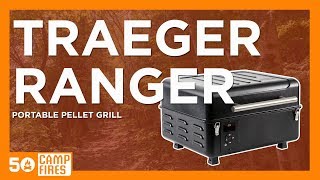 Traeger Ranger Pellet Grill  Portable Campsite Smoker [upl. by Adelaja]