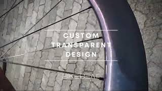 BikeBeat Carbon wheelset  transparent custom design [upl. by Ivor]