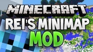 Minecraft Mods  Reis Minimap Mod ReviewDownload [upl. by Aettam]