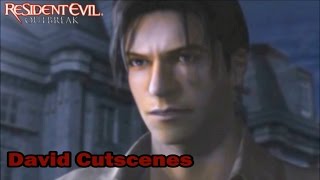 Resident Evil Outbreak David King Cutscenes [upl. by Disario]