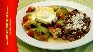 Huevos Oaxaqueños  Huevos con Verduras [upl. by Demaria943]