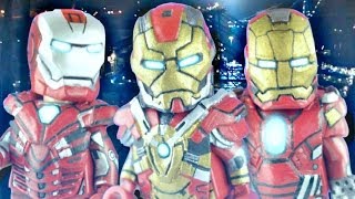 LEGO Marvel  Iron Man 3 Heartbreaker V2 Red Snapper and Silver Centurion  Showcase [upl. by Anitnelav]