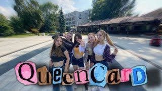 KPOP IN PUBLIC UKRAINE  GIDLE QUEENCARD  DANCE COVER BY LUNN [upl. by Adey25]