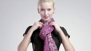 How to Tie a Scarf 4 Scarves 16 Ways [upl. by Merdith807]