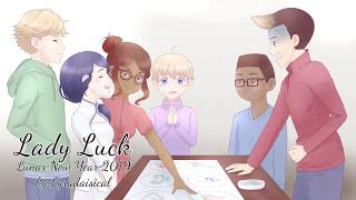 LNY 2019 Lady Luck  Miraculous Art ProcessAudiofic [upl. by Narbig899]