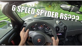 Boxster Spyder Review Porsche distilled manual perfection Better than a Spyder RS [upl. by Nalorac117]