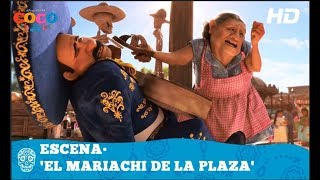 Coco de Disney•Pixar  Escena El mariachi de la plaza  HD [upl. by Ayardna]