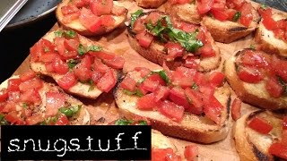 Italienische Bruschetta  Rezept für Vorspeise  Episode 0019 [upl. by Inavoy]