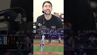 Yankees Fan Reacts to Dodgers Game 4 World Series [upl. by Enitsirt]