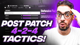 POST PATCH BEST META 424 FORMATION amp CUSTOM TACTICS  FC 24 Ultimate Team [upl. by Sisi]