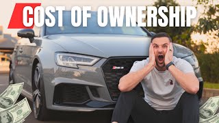 Audi RS3  Cost of ownership INSANE🤯 [upl. by Finnegan]