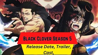 Black clover season 5 release Date💯 [upl. by Rashida103]