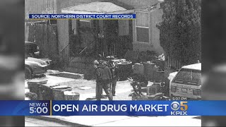 Federal State Agents Bust Open Air Drug Market In East Oakland [upl. by Winslow]