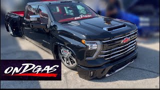 Bagged N Bodied 2024 Silverado Dually Owned By OnDGas At OTM Pt3 [upl. by Ivers85]