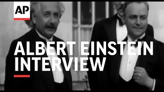 ALBERT EINSTEIN INTERVIEW  SOUND [upl. by Kaya]