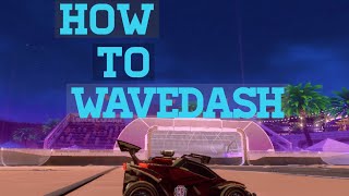 HOW TO WAVEDASH  Tutorial  Rocket League [upl. by Bradwell]