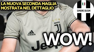 Ecco la seconda maglia Juve 201819 nel dettaglio  Speciale Avsim [upl. by Esidarap]