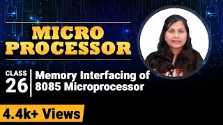 Interfacing Memory chips with 8085 Microprocessor  Interfacing Memory and IO Devices with 8085 [upl. by Euqinorev]