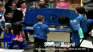 Pelham School Board Meeting Bench presentation and Donation 22124 [upl. by Rowland]