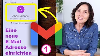 Eine neue EMail Adresse mit Gmail einrichten EMails auf dem Smartphone Teil 01 [upl. by Landau895]