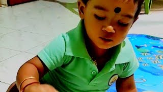 Pihu with ringball  Multi colour Game  kids playing video [upl. by Ssor]