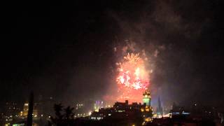 Edinburgh Hogmanay 2015 Fireworks [upl. by Sergias]