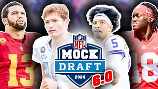 2024 NFL FirstRound Mock Draft For All 32 Picks 60 THE DRAFT IS SET  TPS [upl. by Iztim390]