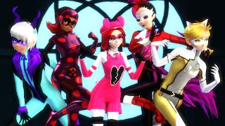 Miraculous ☆ Akumatized Heroes part 5 Transformations「FANMADE」 [upl. by Pavla]