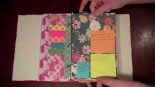 Planner Tour  DIY Affordable Agenda [upl. by Thurnau935]