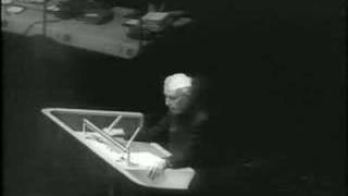 Khrushchev Threatens Hammarskjöld amp UN 1960103 [upl. by Yelik392]