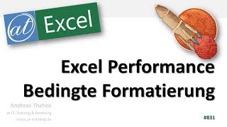 Bedingte Formatierung verzögert Excel Performance [upl. by Vite78]