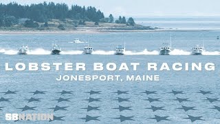 Racing on board the worlds fastest lobster boats in Maine [upl. by Eet]