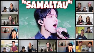 quotSAMALTAUquot BY DIMASH REACTION COMPILATION TOKYO JAZZ FESTIVAL 2020 [upl. by Eoz]