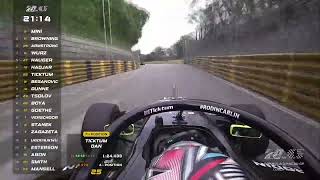 Dan Ticktums Onboard Lap  2023 Macau GP  FIA F3 World Cup [upl. by Wallford]