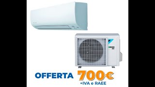 climatizzatore Daikin FTXS serie K offerta speciale FTXS20K a 700€ [upl. by Noirred]