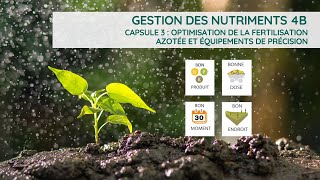 Optimisation de la fertilisation azotée et équipements de précision [upl. by Erdrich]