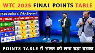 WTC POINTS TABLE  2025  AFTER INDIA VS AUSTRALIA 3RD TEST MATCH  Points Table Wtc 2025 [upl. by Matthaus917]