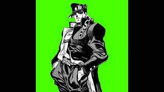 Manga Animation Kujo Jotaro Green Screen [upl. by Jaqitsch]