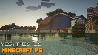 Minecraft Pe  The Most Realistic Shader Pack  GLSL PE CravenTuber [upl. by Hermione608]