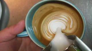 How to froth milk for latte art without steam [upl. by Demeter]