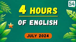 Boost Your English 4 Hours of Listening Practice [upl. by Nobie]