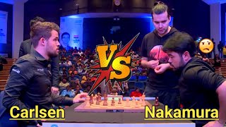 CARLSEN vs NAKAMURA  Rapid 2510 [upl. by Kip]