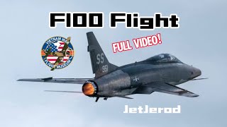 F100 Super Sabre Flight Cockpit Footage Full Length [upl. by Aila471]