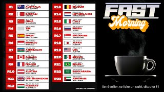 LES CALENDRIERS 2021 DE F1 F2 F3  Fast Morning 23 [upl. by Euqinommod]