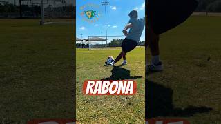 Master the Rabona by Seeing This Slow Motion 😮⚽️ Football [upl. by Acinorahs153]